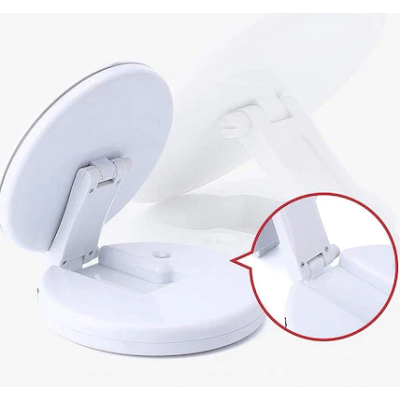 Oglinda cosmetica 2 in 1 Andowl Q MR80 pliabila led efect de lupa reincarcabila