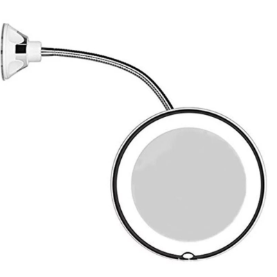 Oglinda Led Machiaj Flexibila cu Ventuza Marire 10x si Iluminare Q TL113