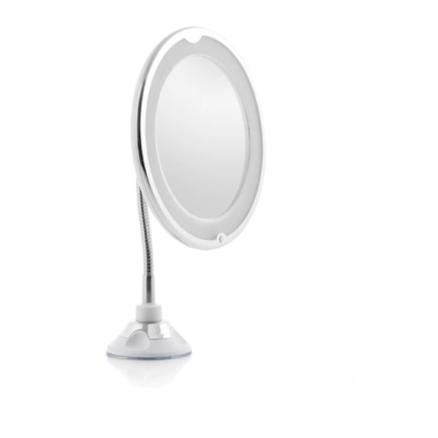 Oglinda Led Machiaj Flexibila cu Ventuza Marire 10x si Iluminare Q TL113