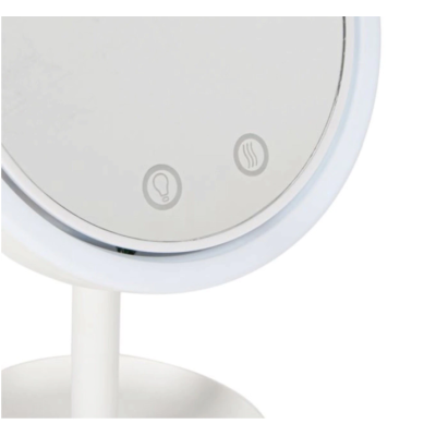 Oglinda make-up cu lumina si ventilator