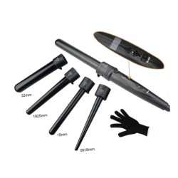 Ondulator 6 in 1 invelis ceramic 2 trepte temperatura 230 grade Manusa Negru Ondulator 6 in 1 invelis ceramic 2 trepte temperatura 230 grade Manusa Negru