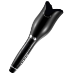 Ondulator automat ecran cu LCD temperatura reglabila rotatie de 360 de grad putere 55W 110 220V Negru