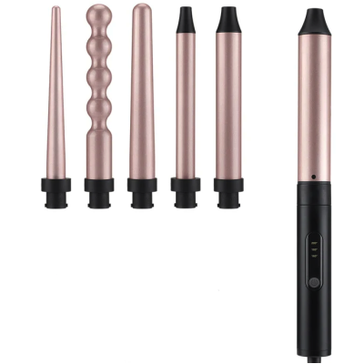 Ondulator de par 7 in 1 cu 2 Trepte temperatura Potrivit pentru parul uscat si ud