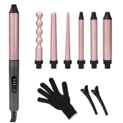 Ondulator profesional cu 6 capete incalzire rapida si manusa