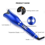 Ondulator rotativ cu afisaj digital LCD ALBASTRU