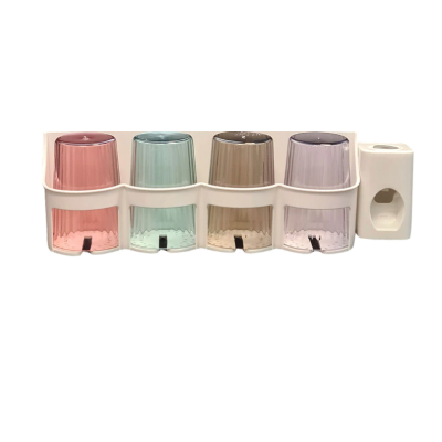 Organizator baie RA-875B cu carlige si dozator pentru pasta de dinti