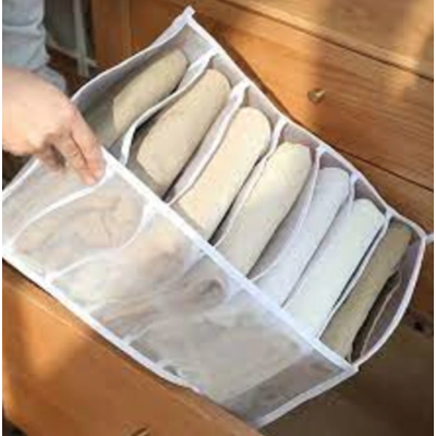 Organizator haine pliabil textil pentru sertare