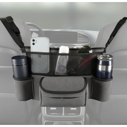 Organizator Multifunctional de Masini intre Scaune cu 2 Suport Pahare