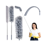 Pamatuf microfibra telescopic 2.5m. cu doua capete pentru zone greu accesibile