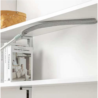 Pamatuf microfibra telescopic 2.5m. cu doua capete pentru zone greu accesibile