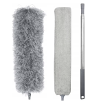 Pamatuf pentru praf cu coada telescopica pentru zone greu accesibile 3 piese