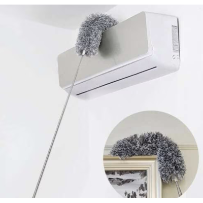 Pamatuf pentru praf cu coada telescopica pentru zone greu accesibile 3 piese