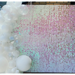 Panou decorativ model patrat cu paiete ALB CAMELEON 30 x 30 cm Panou decorativ model patrat cu paiete ALB CAMELEON 30 x 30 cm