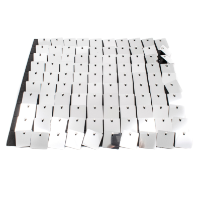 Panou decorativ model patrat cu paiete ARGINTIU 30 x 30 cm