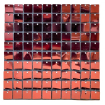 Panou decorativ model patrat cu paiete ROSU 30 x 30 cm