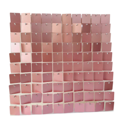 Panou decorativ model patrat cu paiete ROZ GOLD 30 x 30 cm Panou decorativ model patrat cu paiete ROZ GOLD 30 x 30 cm