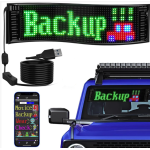 Panou LED auto afisaj cu led flexibil RGB programabil prin bluetooth 