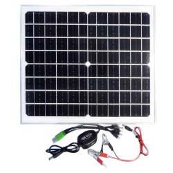 Panou solar cu 4 iesiri USB CcLamp CL 1826 de 25 W