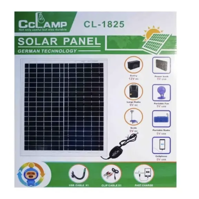 Panou solar cu 4 iesiri USB CcLamp CL 1826 de 25 W