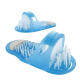 Papuc de baie cu ventuze si perii pentru masaj Easy Feet
