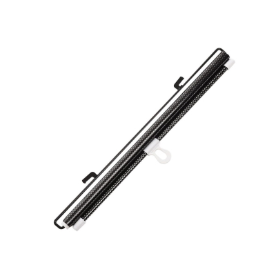 Parasolar auto cu ventuze retractabil negru 68 cm x 125 cm