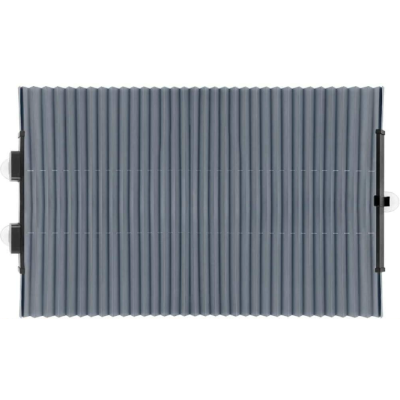Parasolar auto tip jaluzea cu ventuze 150 x 70 x 6 cm Gri