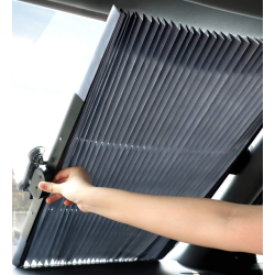 Parasolar auto tip jaluzea cu ventuze 150 x 70 x 6 cm Gri