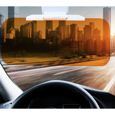 Parasolar HD Visor / Vision Auto 2in1 Pentru Zi/Noapte