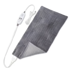 Patura electrica multifunctionala de incalzire si masaj gri