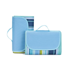 Patura pentru picnic pliabila albastra