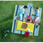 Patura pentru picnic pliabila albastra