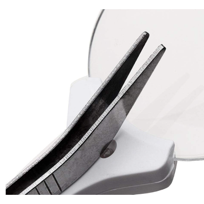 Penseta profesionala cu lupa si 2 leduri 50x5