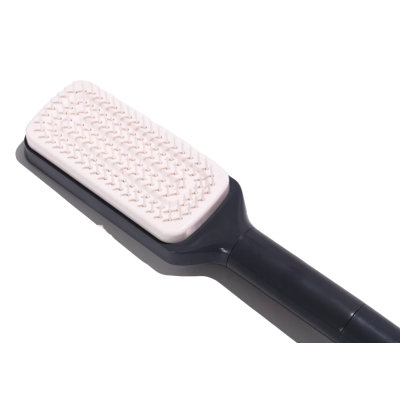 Perie cu Fire din Plastic Retractabila Autocuratare Gri