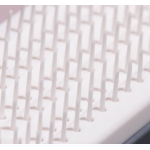 Perie cu Fire din Plastic Retractabila Autocuratare Gri 