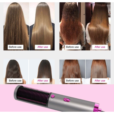 Perie de par Andowl 800 W Q M618 cu aer cald pentru volum si indreptare Perie de par Andowl 800 W Q M618 cu aer cald pentru volum si indreptare