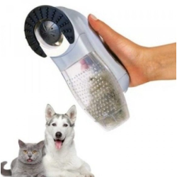 Perie electrica ShedPAL cu vacuum pentru curatat parul de animale