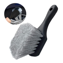 Perie pentru roti/anvelope 215 x 55 x 55 mm Gri/Negru