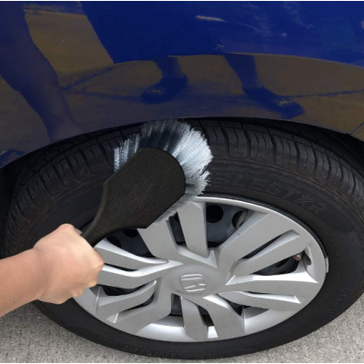 Perie pentru roti/anvelope 215 x 55 x 55 mm Gri/Negru