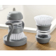 Perie pentru vase cu dozator detergent si suport