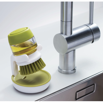 Perie Vase cu Recipient Dozare detergent