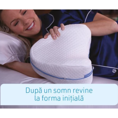 Perna din spuma cu memorie pentru picioare Leg Pillow