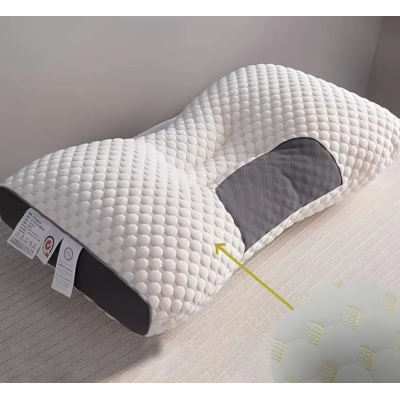 Perna ortopedica pentru gat Ulisem multifunctionala umplutura din fibra de soia