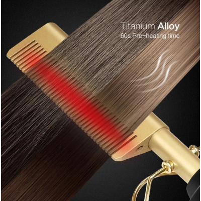 Pieptan Electric pentru Indreptarea Parului