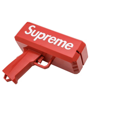 Pistol de bani pentru petreceri Supreme functioneaza cu baterii
