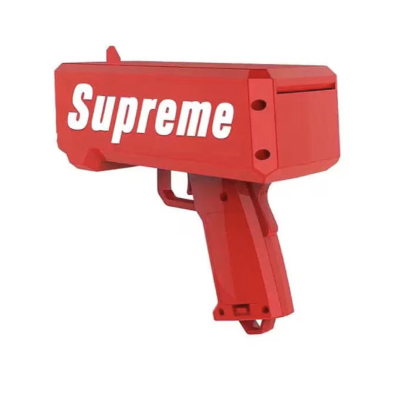 Pistol de bani pentru petreceri Supreme functioneaza cu baterii