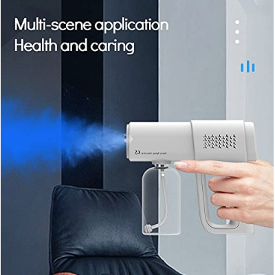 Pistol de pulverizare K5 pentru dezinfectie, Incarcare USB, Nanotehnologie, Umidificare/Dezinfectare/Atomizare, 380ml