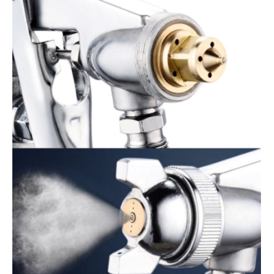 Pistol de vopsit F-75 S  cu aer comprimat + rezervor 750ml CUPA DEDESUBT