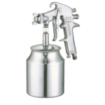 Pistol de vopsit F75 cu aer comprimat cupa dedesubt