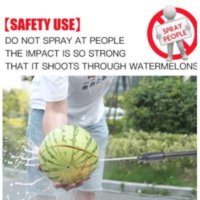 Pistol pentru spalat de inalta presiune putere 18V Negru Pistol pentru spalat de inalta presiune putere 18V Negru