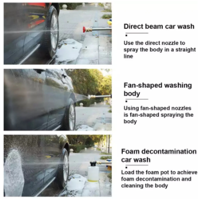 Pistol pentru spalat de inalta presiune putere 18V Negru Pistol pentru spalat de inalta presiune putere 18V Negru